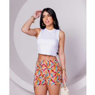 Short liganete feminino fresquinho e super confortável Plus Size