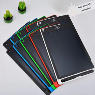 Kit 10 Unidades Lousa Magica Tablet Lcd 8.5 Polegadas Escrever Pintar e Desenhar