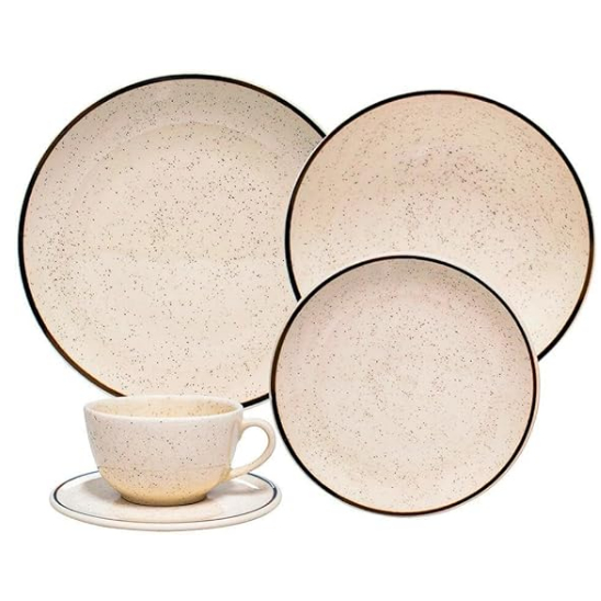 Aparelho de Jantar de 20 Peças Unni Brisa em Cerâmica – Oxford