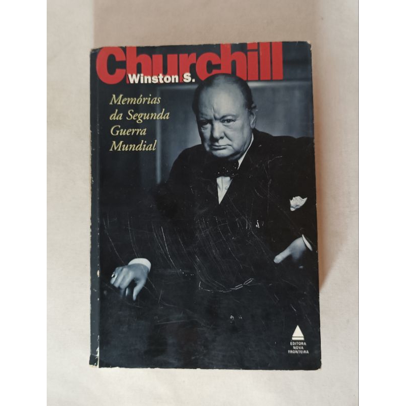 Livro de 1995 Memórias da Segunda Guerra Mundial de Winston Churchill Colecionável ver Descrição