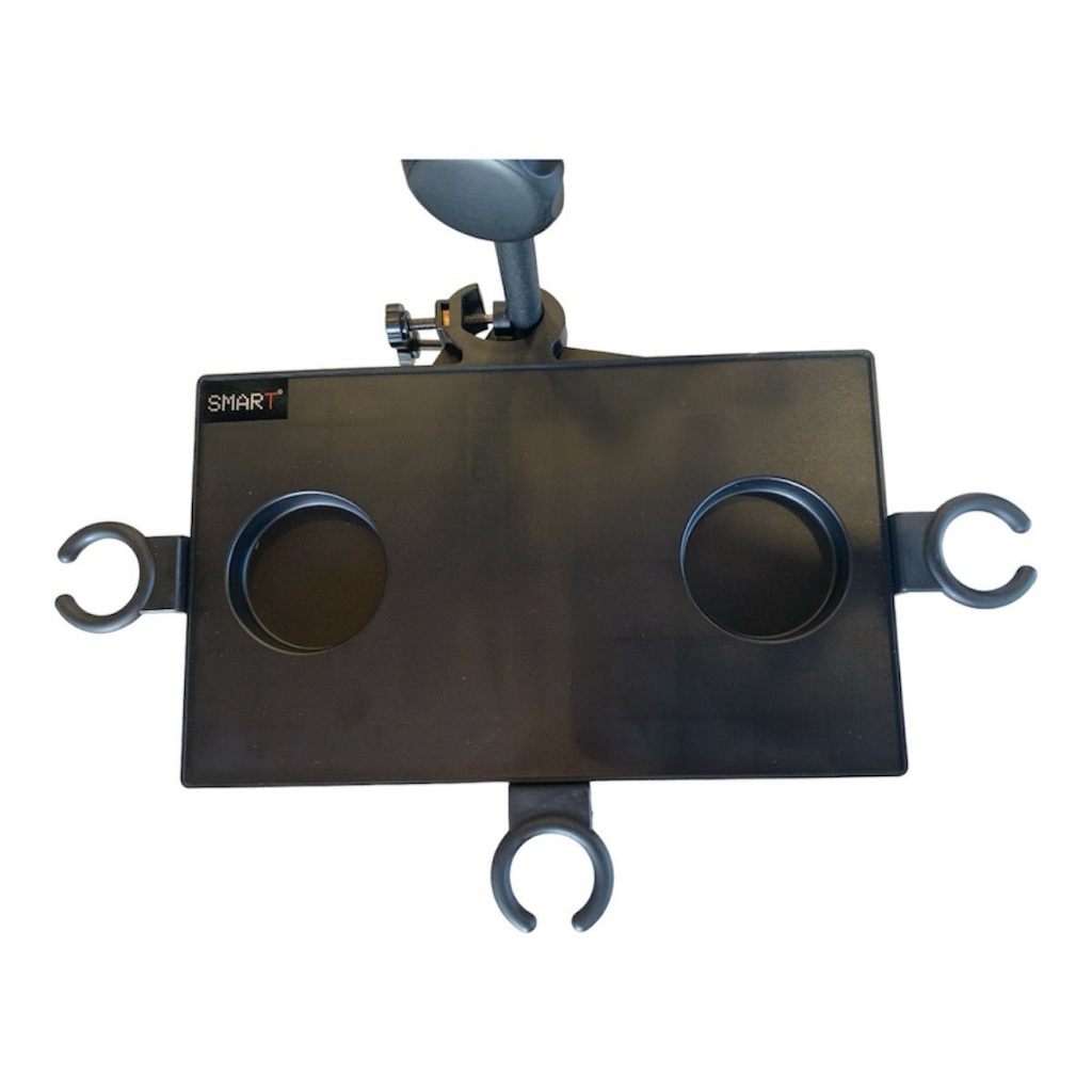 Clamp Bandeja Mesa Descanso Microfone Para Pedestal Smart