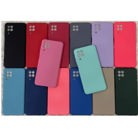 Capa Capinha A12 Samsung Silicone Aveludado em Oferta na Shopee