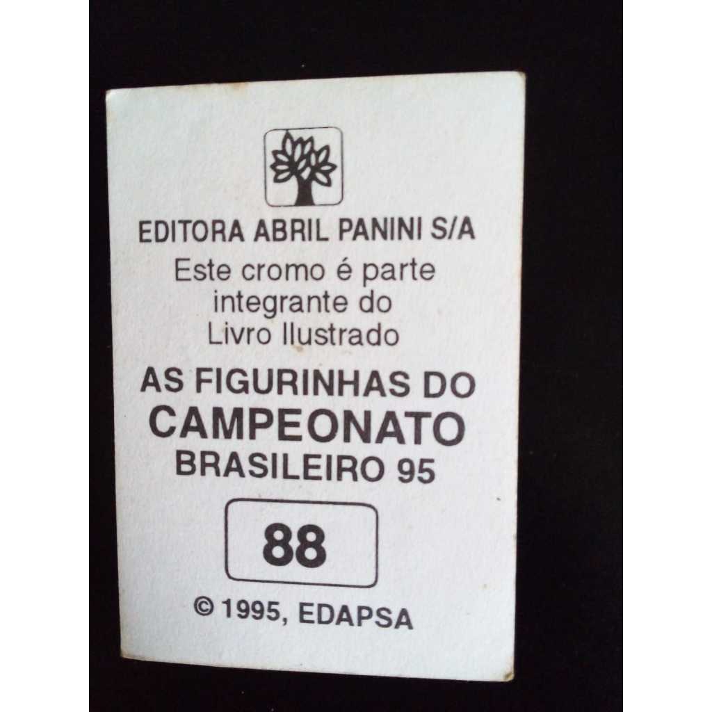 Figurinha do Jogador TAFFAREL Campeonato Brasileiro 1995 nunca colado (CHAMAR NO CHAT)