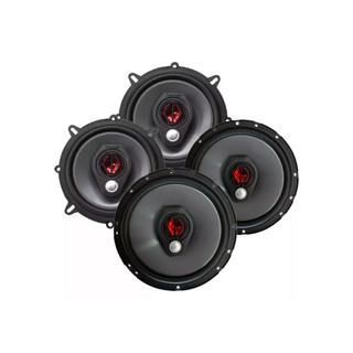 Kit 4 Alto Falantes 6 + 5 Pol Bomber Bbr Triaxial 200w 4ohms em Oferta na Shopee