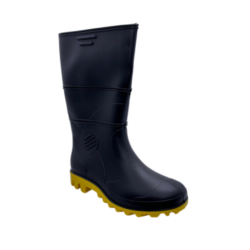 Bota PVC Chuva Motociclista Moto Impermeável Forrado PATROL