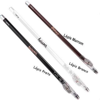 Luisance kit 3 Lapis Preto,branco e Marrom Para Olhos C Apontador L887 em Oferta na Shopee