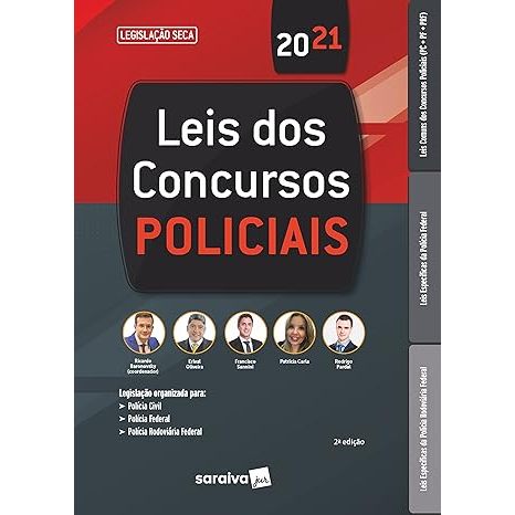 Livro - Leis dos Concursos Policiais 2021 -Policia Federal - PRF - Policia Civil - Editora Sariava