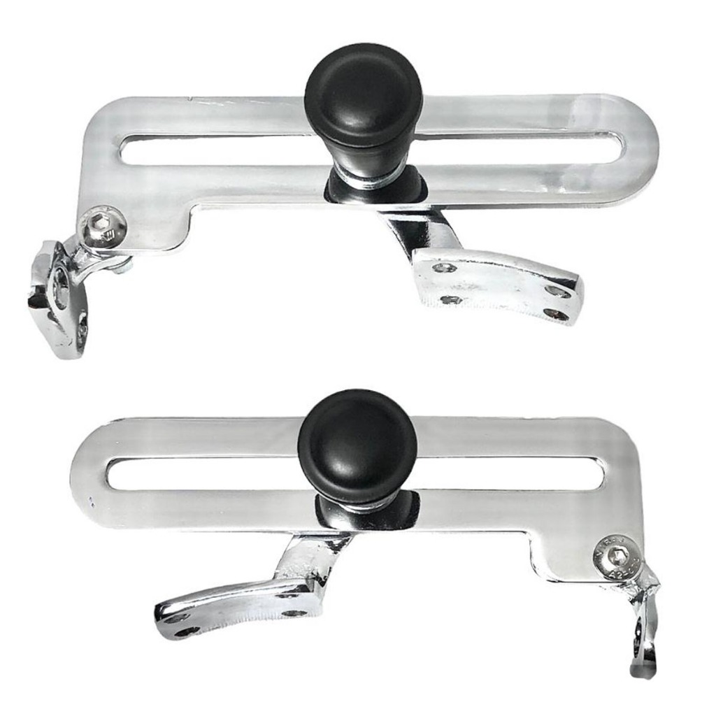 Trinco Extensor Janela Basculante Fusca Botão Preto 11,5cm - Par