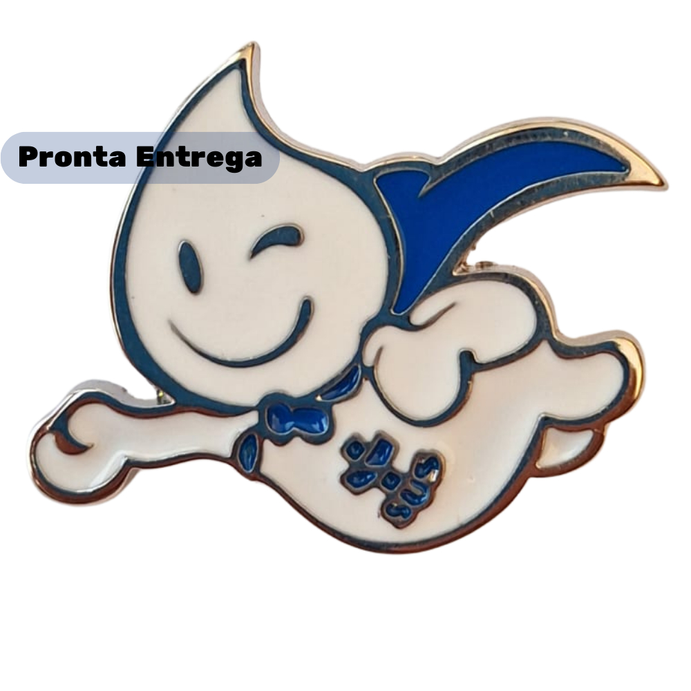 Pin Broche Boton (50 Unidades) Zé Gotinha Com Capa Campanha De Vacinação Enfermagem Saúde