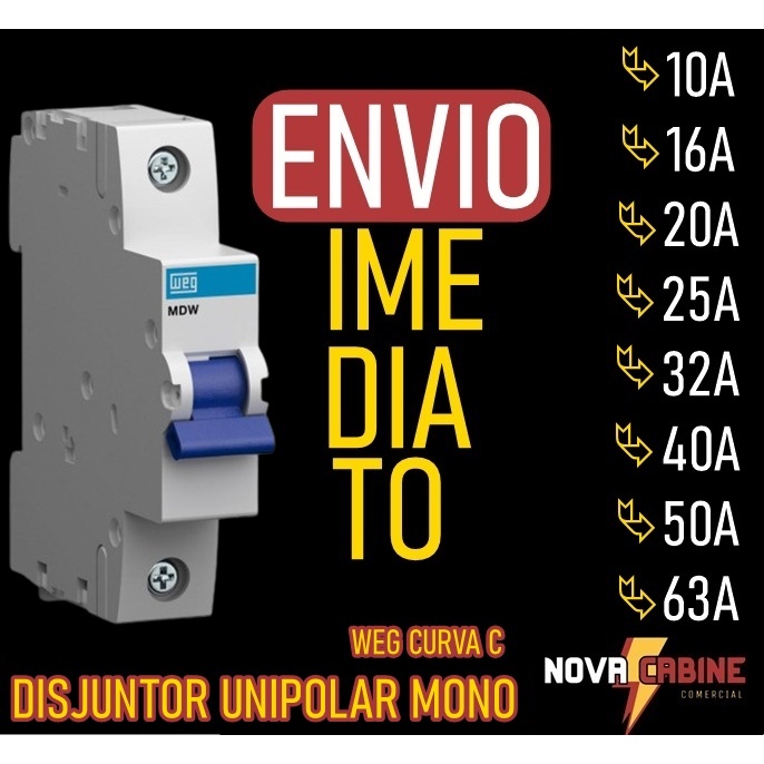 Disjuntor 10a Monopolar: Onde Comprar | BuscaProdutos