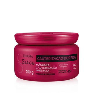 Máscara Capilar Eudora Siàge Cauterização dos Fios 250g em Oferta na Shopee