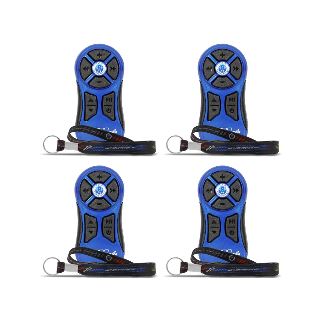 Kit Com 4 Controle Longa Distancia Jfa Azul K1200 Avulso Reposição em Oferta na Shopee
