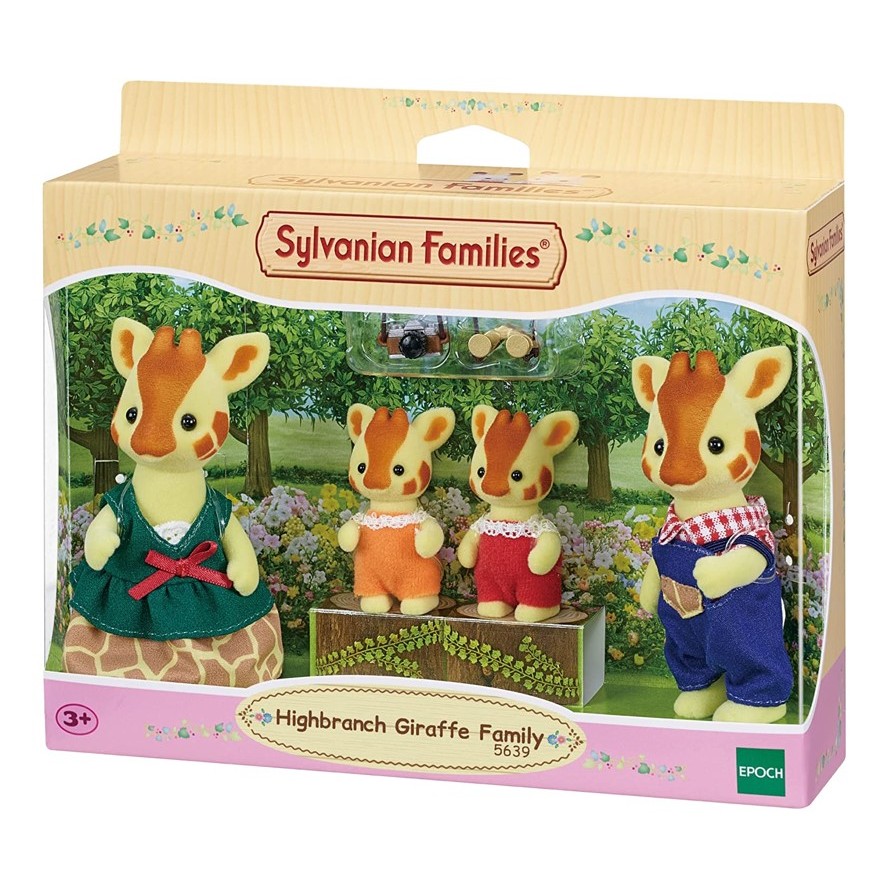 Sylvanian Families Família Das Girafas - Epoch 5639 em Oferta na Shopee
