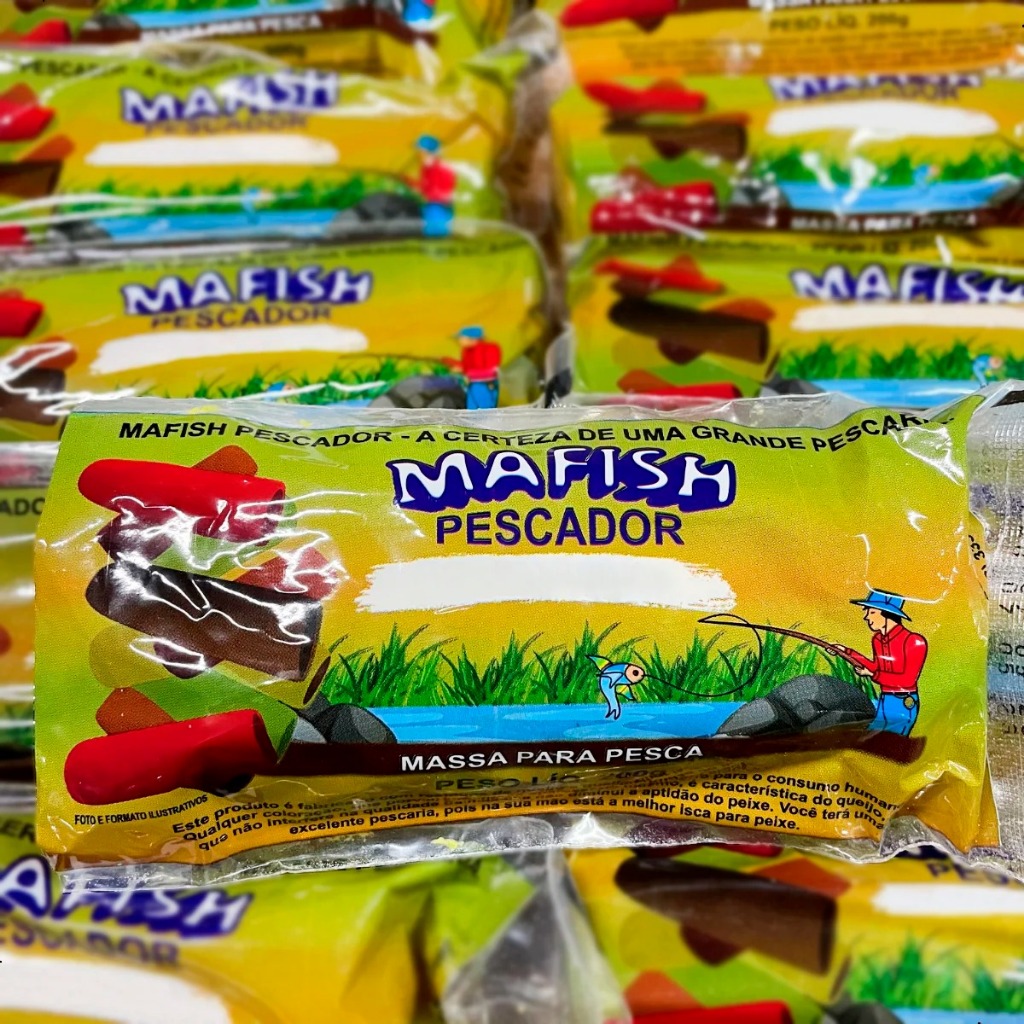 Massa Mafish Fedidinha 200g Massa Pronta P/ Pesca