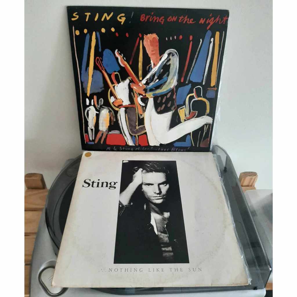 2 LPs Duplos Sting - Nothing Like The Sun - Bring On The Night - vinil