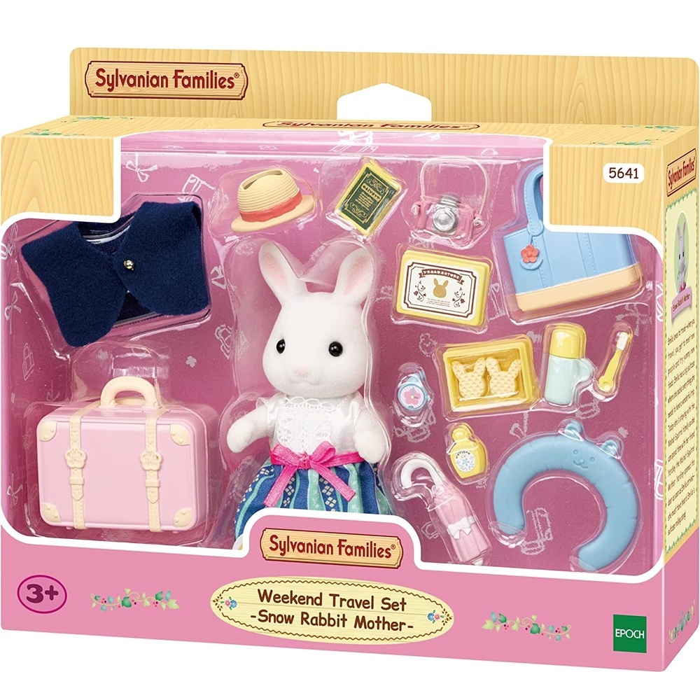 Sylvanian Families Conjunto Viagem Final de Semana Mamãe Coelho Neve