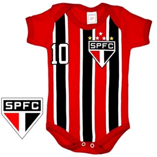 Body Bebê Temático São Paulo Menino e Menina Mesversario Roupa Infantil em Oferta na Shopee