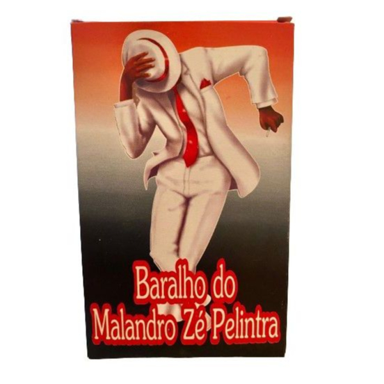 Baralho Tarot Zé Pelintra - Tarot do Malandro Zé Pelintra 36 Cartas C/manual