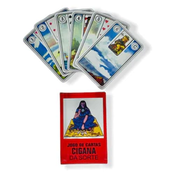 Baralho Tarot Cigana da Sorte C/ 36 cartas + Manual