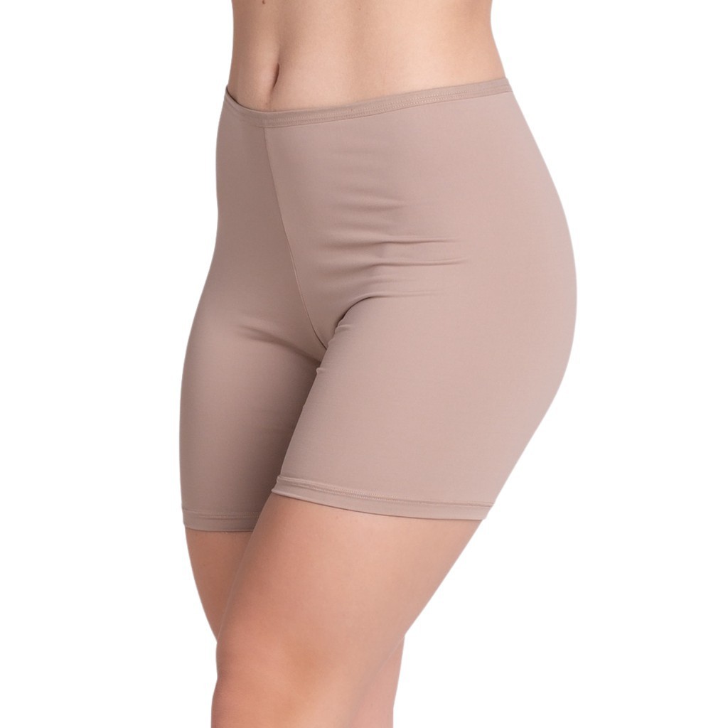 Short Bermuda Anágua Liso Segunda Pele Feminina Basica