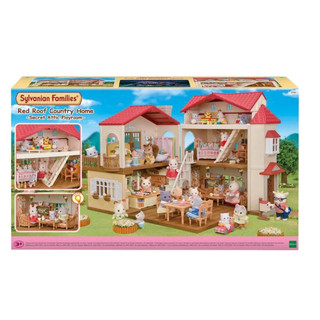 Sylvanian Families Casa Telhado Vermelho Com Sótão em Oferta na Shopee