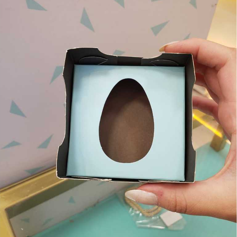 Caixa para Ovo de Colher de 50g - Encanto Azul Bebê Kids Cód 1487 - 10 unidades - Ideia Embalagens - Rizzo