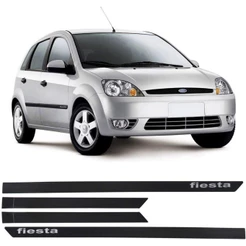 Kit Frisos Laterais Fiesta Hatch E Sedan 2003 04 05 06 A 13