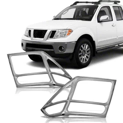 Par Aro Moldura Farol Frontier 2008 2009 2010 2011 2012 Cromado