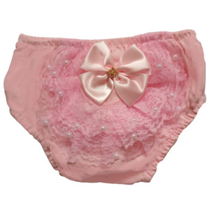 Calcinha Bebe Tapa Fralda Renda Laço 100% Algodão em Oferta na Shopee