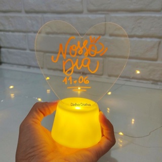 Luminária Quadro Lousa Led Para Escrever em Oferta na Shopee