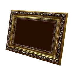 Porta Retrato Moldura Trabalhada Luxo 15x21 Vidro