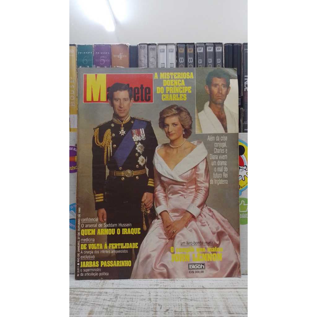 Revista Manchete Charles E Diana Jarbas Passarinho