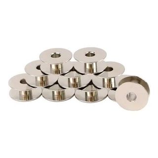 Kit 10, 20 ou 30 Bobinas Metal Baixa Reta Lisa Máquina Industrial Costura