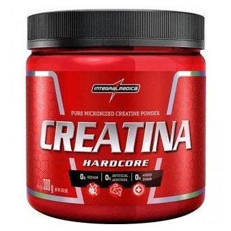 Creatina Integral Medica Hardcore 300g Creatina 100% Pura 300g