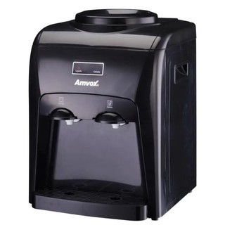 Bebedouro Filtro Elétrico de Galão de Água Natural ou Gelada Bivolt Preto  - Amvox (110V/220V) em Oferta na Shopee