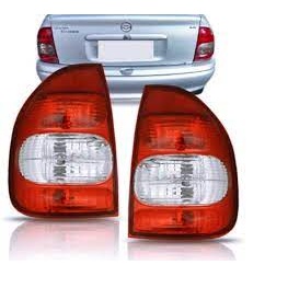 LANTERNA TRASEIRA CORSA SEDAN CRISTAL/BICOLOR 00/10-PAR E UNIDADE em Oferta na Shopee
