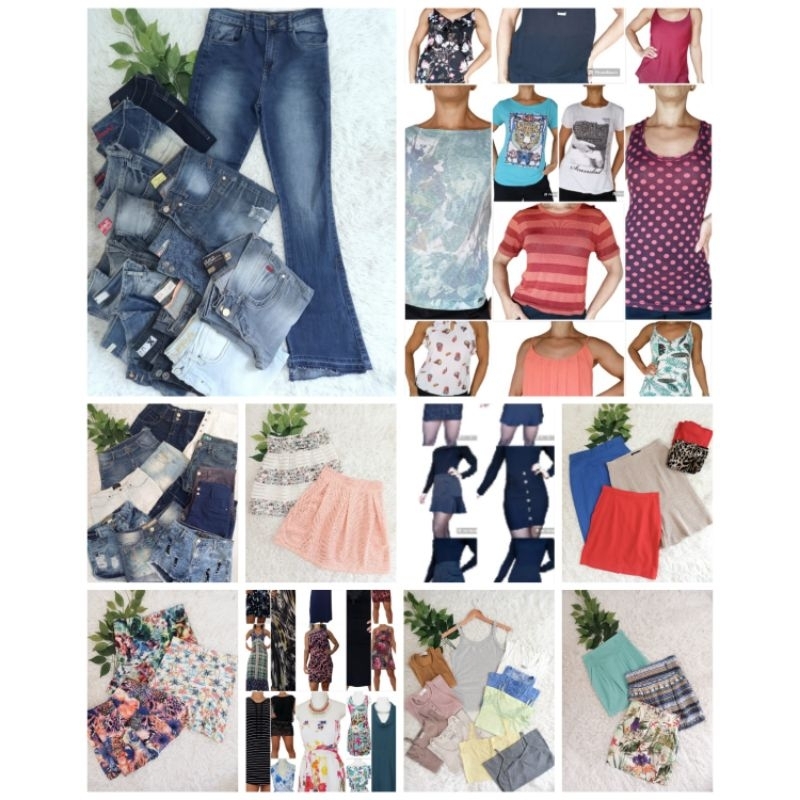 Lote De Roupas Para Brechó Peças 30 Variadas 📍Leia Descrição