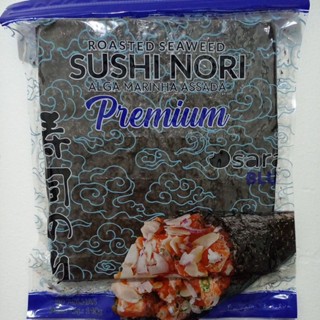 ALGA MARINHA NORI OSARA BLUE 50 FOLHAS 140g.
