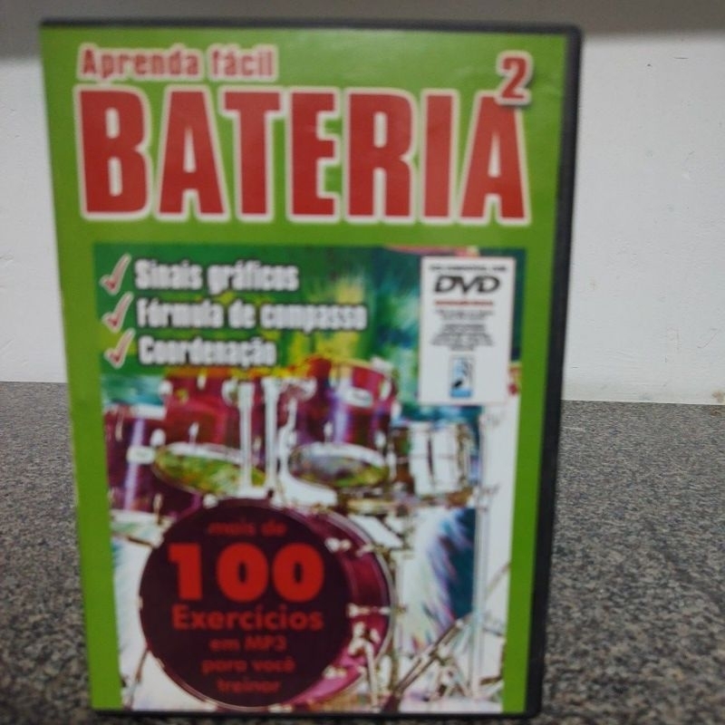 dvd aprenda fácil bateria 2 original.