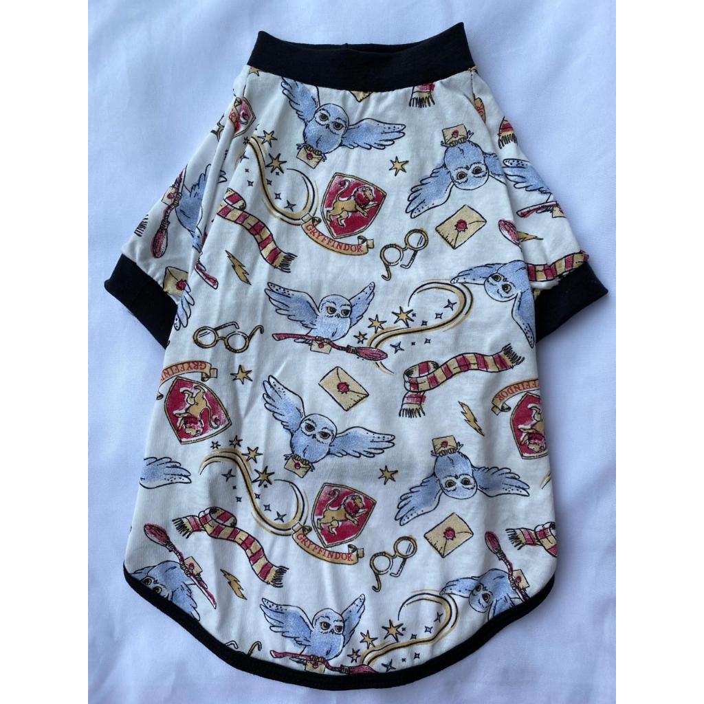 Roupinha Cachorro Malha 100% Algodão Do 01 Até 10 Várias Estampas Harry Potter em Oferta na Shopee