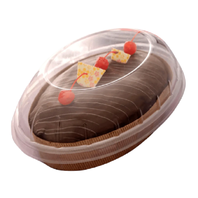10 Embalagens 500ml Mini Colomba Para Ovo de Páscoa Mousse Pavê