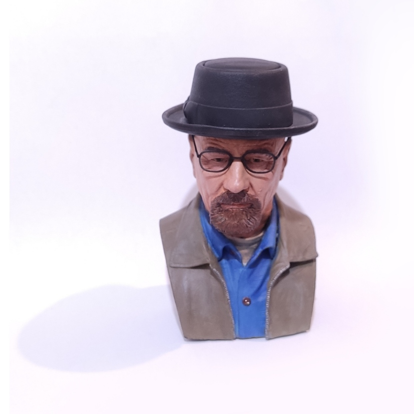 Busto figure colecionavel walter white breaking bad