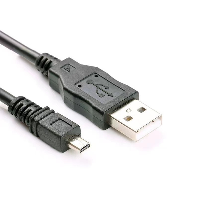 Cabo USB para Sony CyberShot série W DSC-W180 DSC-W190 DSC-W190R DSC-W310 DSC-W320 DSC-W330 DSC-W370