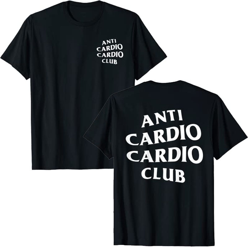 Camisa Oversized Academia Unissex Estampada Anticardio Fitness Maromba Streetwear