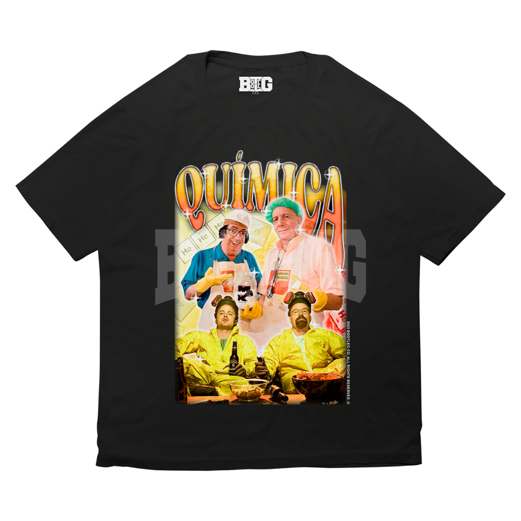 Camisa Básica Camiseta Quimica Tecnico Curso Breaking Bad Formado Meme Unissex Bootleg Oficial