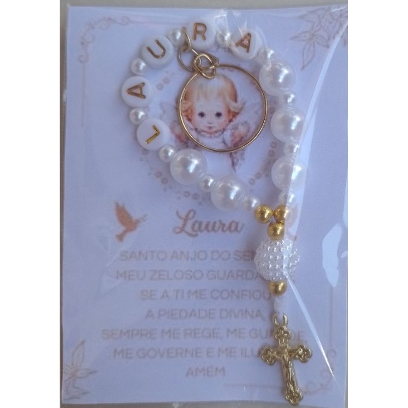 kit lembrancinha mini terço chaveiro, chaveiro personalizado, dezeninha, kit com 10, 13, 15, 20, 22 , 35 , 40  unidades