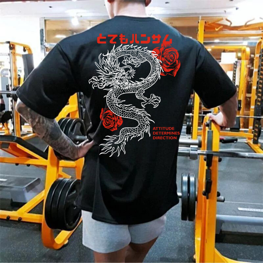 Camiseta Oversized Dragão Grande Academia Lançamento