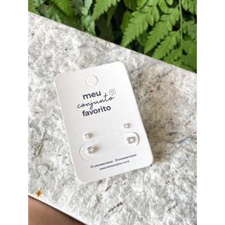 Kit Brinco Ponto de Luz Aço Inoxidável
