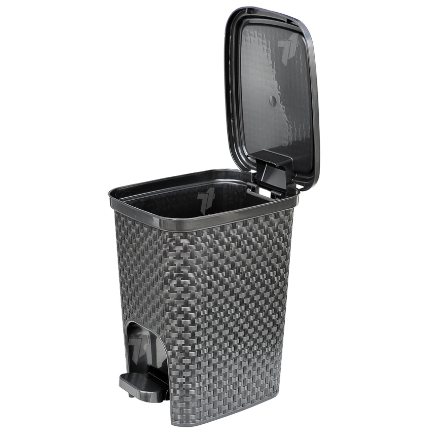 Lixeira Cesto de Lixo Com Tampa 7 Litros Com Pedal Para Cozinha Banheiro Pequena