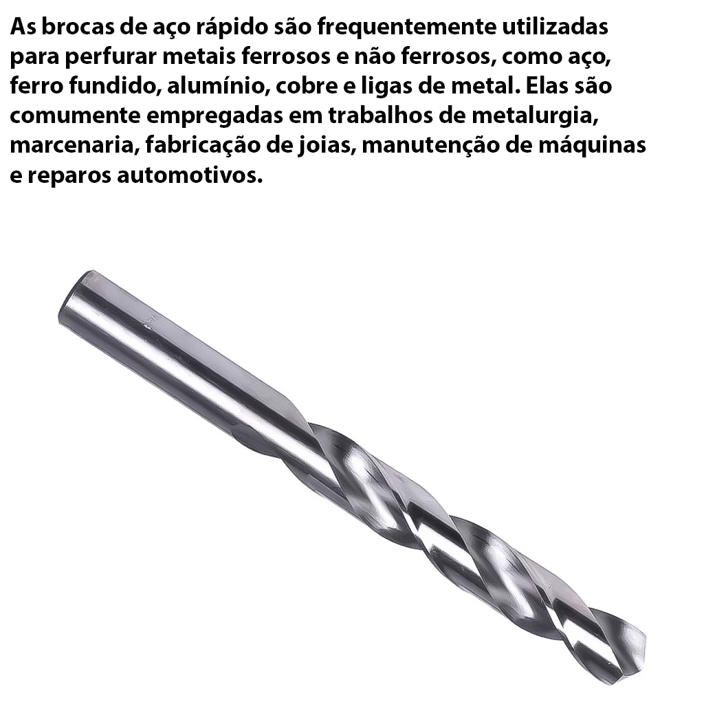Detalhes do Jogo Brocas Aço Rápido 10 Unidades 3,5mm Mtx Para Madeira Metal Plástico